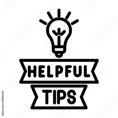 Helpful Tips Icon Design