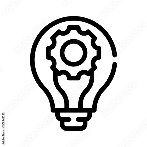 lightbulb line icon