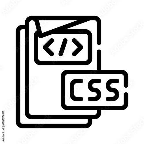 CSS line icon