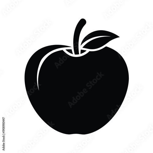 Fresh Produce Silhouette Icon Vector Illustration