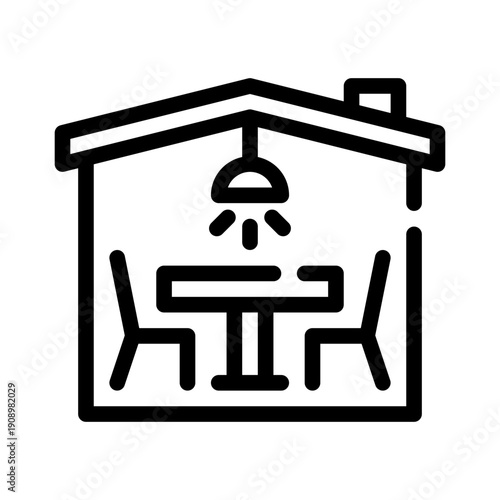 shared workspace line icon