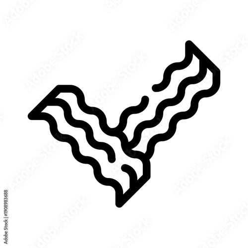 bacon line icon