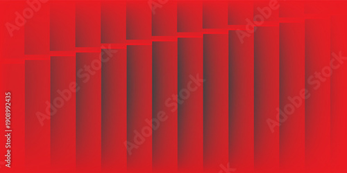 Modern art  pink abstract red gradient on a black background with glossy glass stripes and soft waves  creating a distorted simple abstract