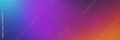 Vibrant blue to purple and orange gradient with textured effect