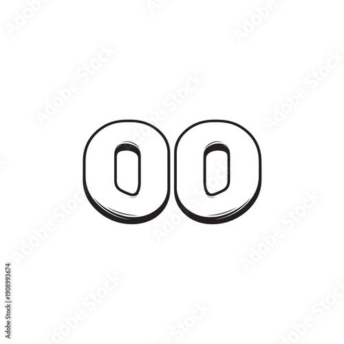 Neck Pillow line art ergonomic support  