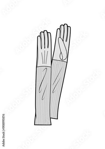 Elbow Length Gloves