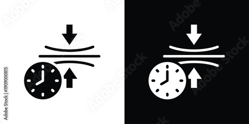 Pressure Icon Sheet Black And White