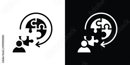 Participating Icon Sheet Black And White