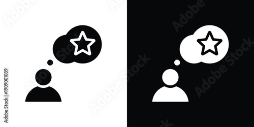 Expectations Icon Sheet Black And White