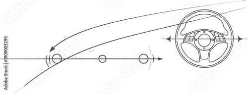 Happy baby blowing soap bubbles vector illustration