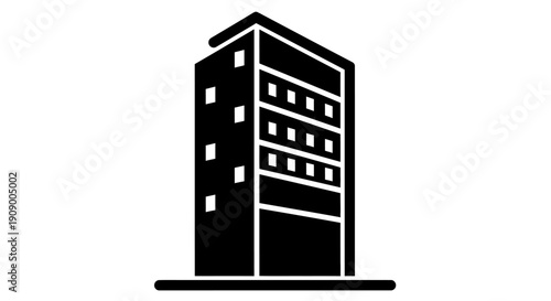 Modern High Rise Office Building Structure.