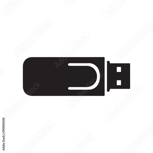 USB flash drive vector icon