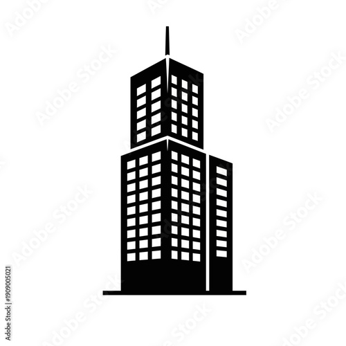 Modern High Rise Office Building Tower.