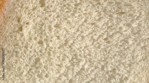 Wallpaper Mural close-up top view of white bread. Torontodigital.ca