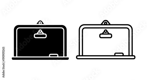 School Classroom Chalkboard with Hanging Clip for Teaching and Presentation