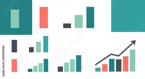 Growth Chart Infographic: Business Progress and Success