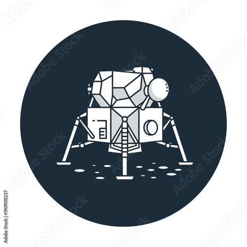 Lunar Lander Illustration