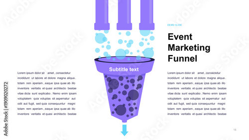 Event Marketing Funnel Concept
