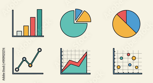Infographic Charts and Graphs Data Visualization Icons