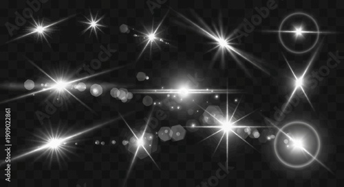 Lens Flare Effects Collection for Photo Overlays