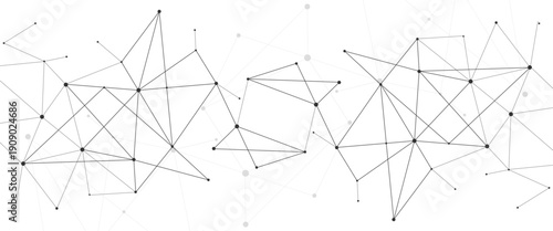 Vector digital futuristic technological with global connection with global  lines and dots abstract..