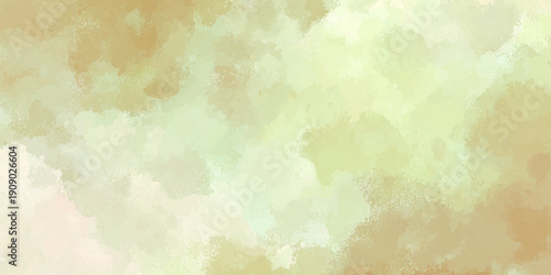 Sage and Mint Greens watercolor spots smooth soft color transition Colorful background.