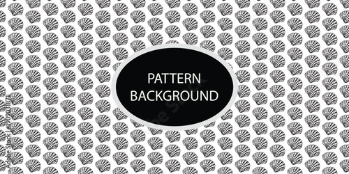 Sea shell pattern. Perfect for nautical themes, summer decoration, ocean prints, and beach style projects.