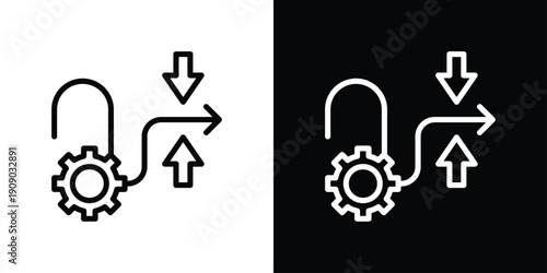 Align Icon Sheet Black And White