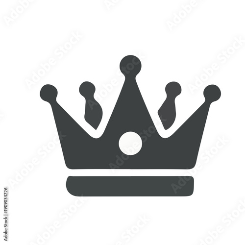 Royal King Crown Icon Silhouette