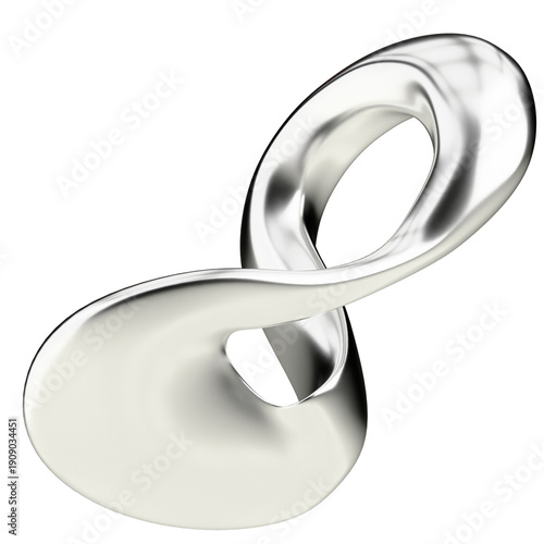 Metallic Liquid Sculpture Y2K Design