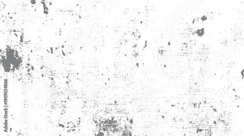 Grungy distressed textured background with scattered ink splatters and faded text grunge