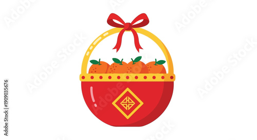 Illustration of a mosque with a green dome and minaret, symbolizing Islamic architecture and culture from a frontal viewpoint