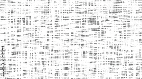 Abstract textured background with irregular grey horizontal and vertical lines on white pattern