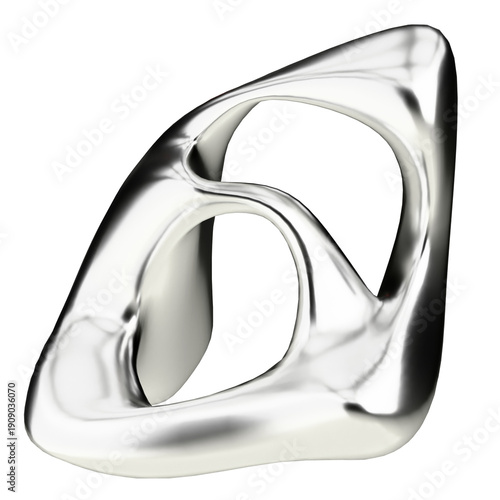 Deep Gloss Silver Chrome Flow