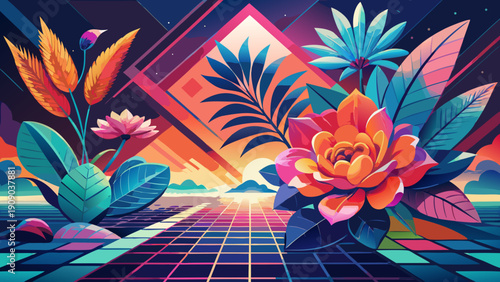 water lily in the water