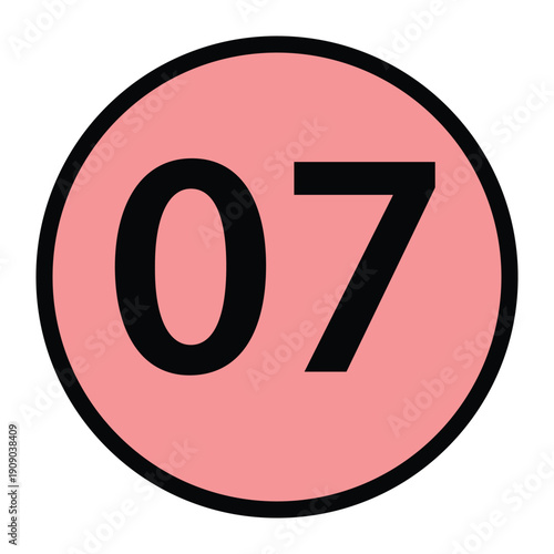 Number 78 in a Purple Circle.  for retro fashion tshirt print college team style and streetwear