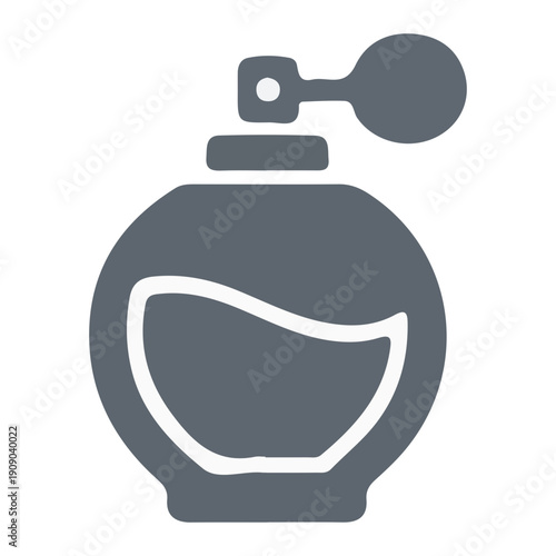 Perfume Bottle Icon Vector Illustration