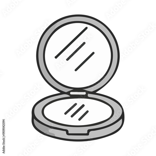 Open Makeup Compact Powder Icon
