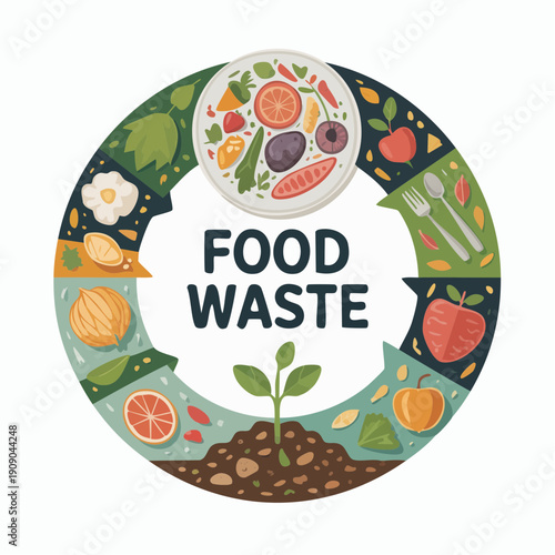 Reducing food waste with sustainable eating and composting