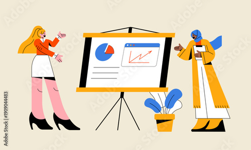 Business Woman Presenting