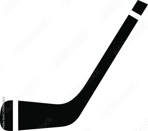 Silhouette hockey stick on checkered background sport equipment and game symbol