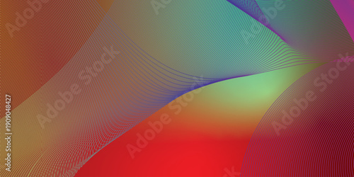 Green red and yellowgreen abstract grainy gradient background with black noisy texture