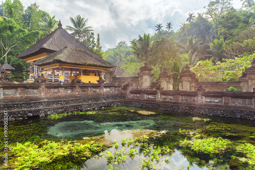 Wallpaper Mural The pond at Tirta Empul Temple in Bali, Indonesia Torontodigital.ca