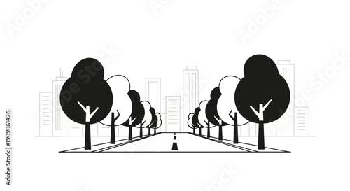 Silhouette of a person walking alone.