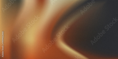 Grainy gradient background, dark brown orange black noisy texture banner poster header backdrop design