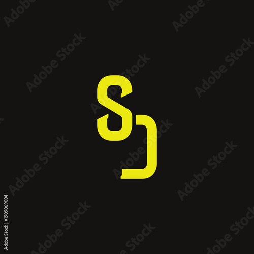 SD Abstract Initial Logo. Clean, high-contrast typography suitable for branding, identity, and corporate design. Ideal for logos, signage, and minimalist graphic projects.