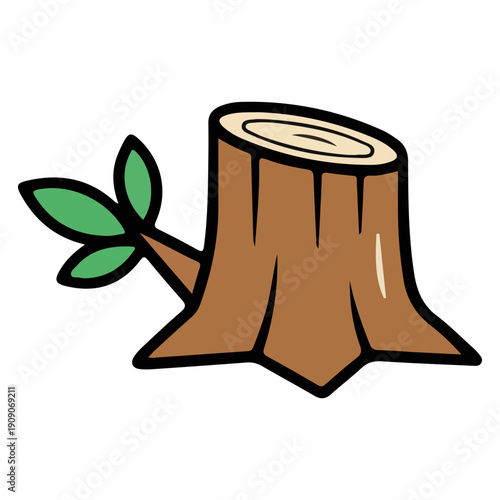 Brown Tree Branch Vector