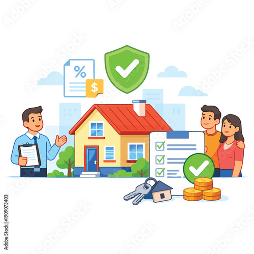 Real Estate Consultation Illustration