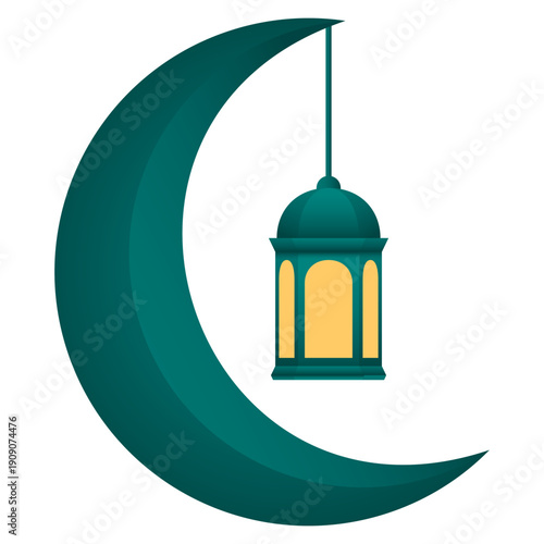 Lantern Hanging on the Moon