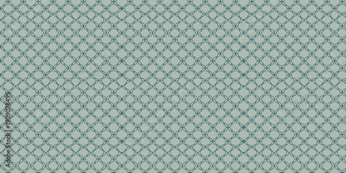 Light sage green clover lattice pattern vector illustration delicate geometric curves background for minimalist design projects sustainable branding organic textile motifs texture